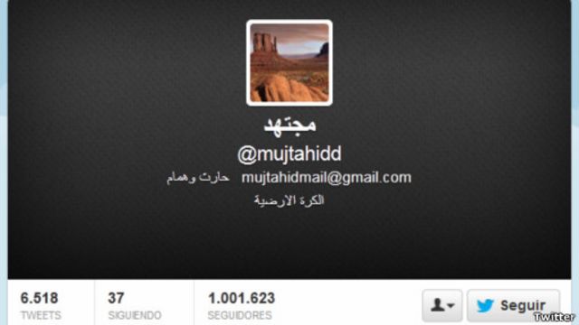 Twitter de @mujtahidd