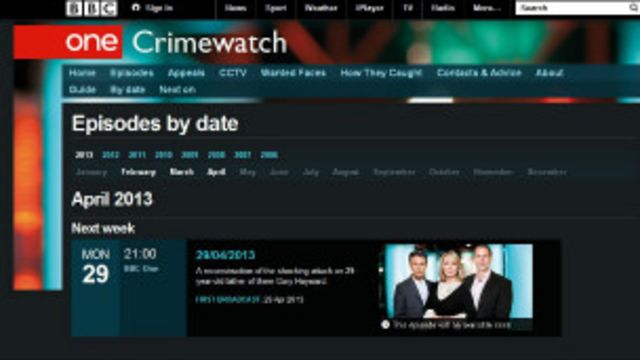 BBC“犯罪追踪”(Crime Watch)节目