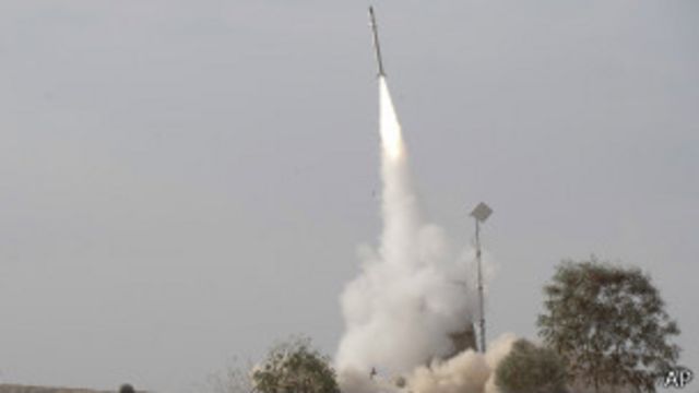 Запуск ракеты в Израиле