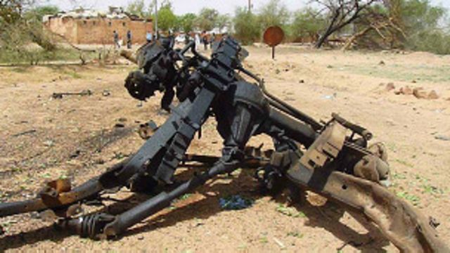 Wurin da aka kai harin ƙunar baƙin wake a Agadez kwanki goma da suka gabata