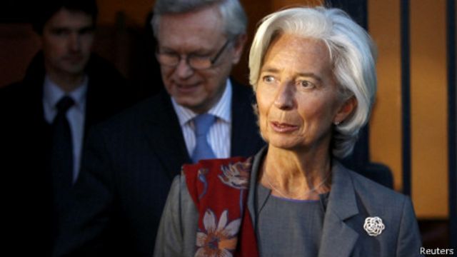 Lagarde beberapa kali menyorot keuangan AS yang dikhawatirkan berimbas global.
