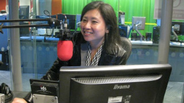 吳汰紝導演在BBC總部大樓接受專訪