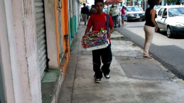 Niño migrante en Tapachula, Chiapas