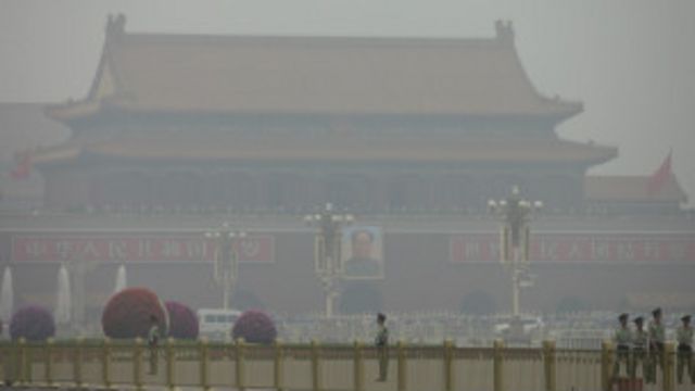 中國北京霧霾天氣
