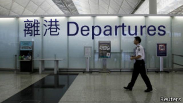 香港機場離境大廳