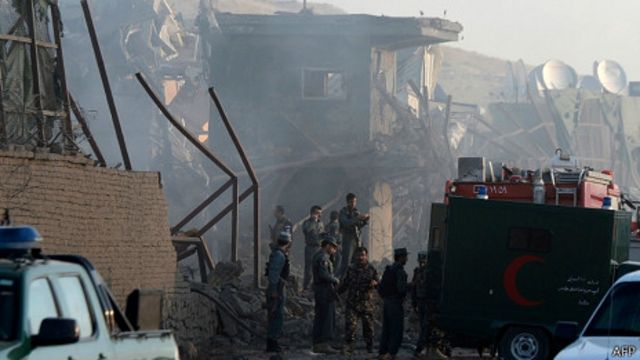 شرکت های طرف قرارداد ناتو در افغانستان هدف حمله انتحاری قرار گرفتند Bbc News فارسی