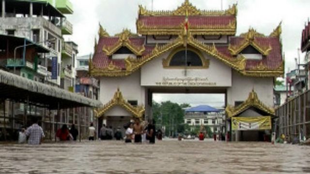 ကရင်ပြည်နယ်အတွင်းမှာ မြဝတီမြို့က အဆိုးဝါးဆုံး ရေကြီးမှုနဲ့ ရင်ဆိုင်ခဲ့ရ