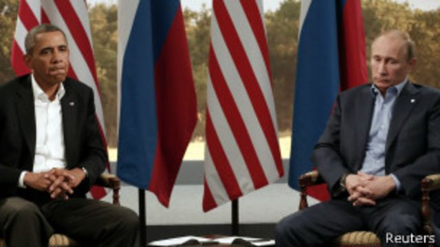 Obama e Putin, em foto de arquivo (Reuters)