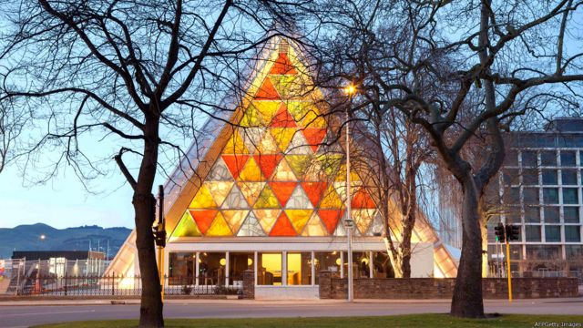 cardboard church