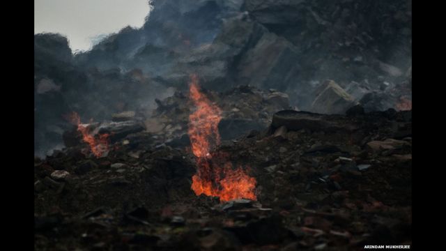 indian coal fire