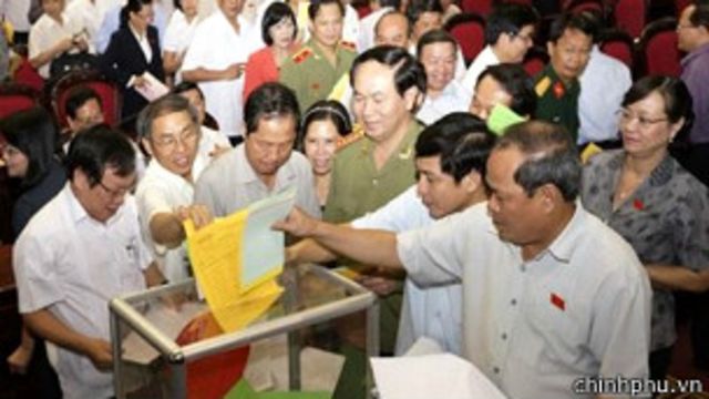 Bỏ phiếu tín nhiệm ở Quốc hội VN