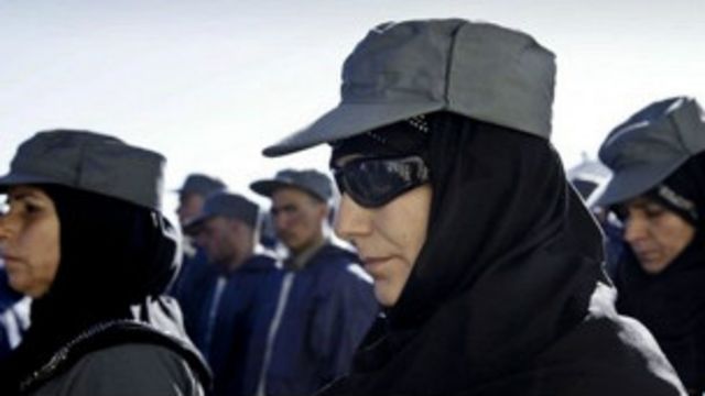 Afgan kadın polisler