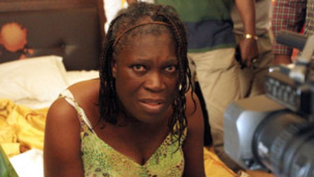 Simone Gbagbo, lors de son arrestation en 2011.
