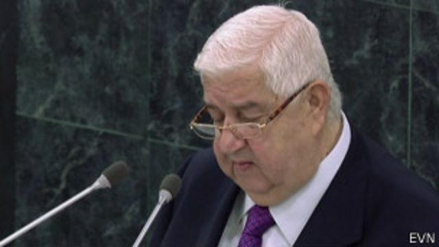 Министр иностранных дел Сирии Валид Муаллем