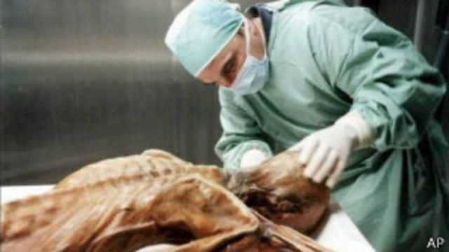 Corpo de Ötzi é analisado por cientista