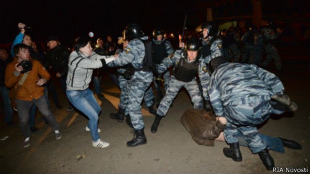 Задержания в Бирюлеве