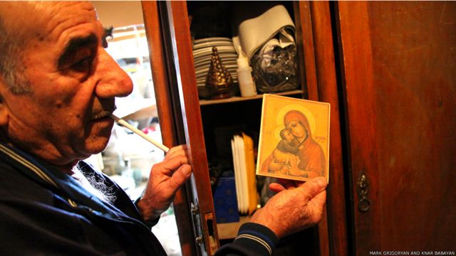 Гаруш с иконой Донской богоматери