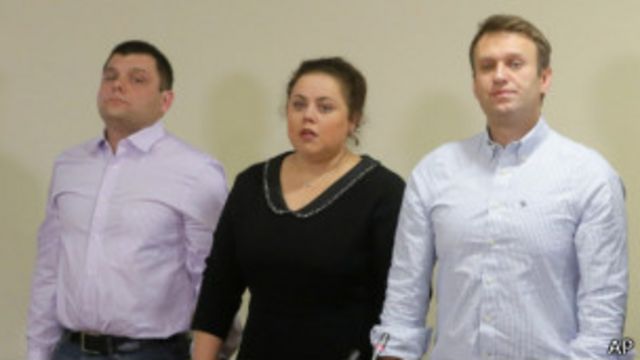 Алексей Навальный и Петр Офицеров