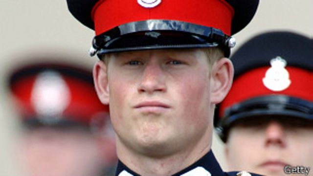 Принц Гарри в Королевской академии