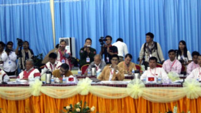 လိုင်ဇာမှာ ပြုလုပ်ခဲ့တဲ့ တိုင်းရင်းသား လက်နက်ကိုင် အဖွဲ့တွေရဲ့ ကွန်ဖရင့်