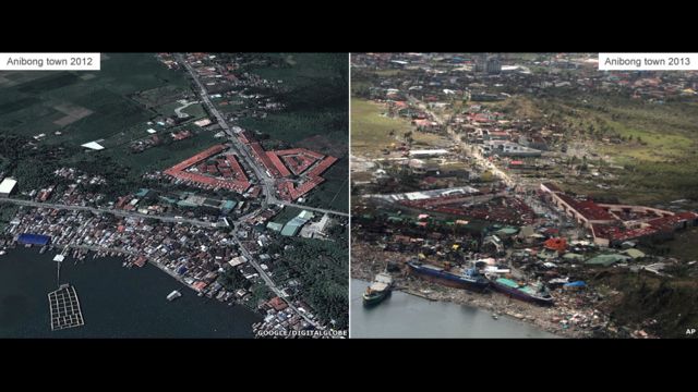 Garin Anibong da ke kusa da birnin Tacloban