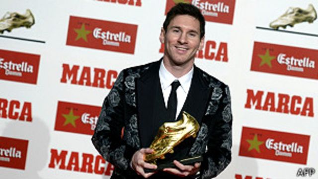 omitir Bailarín Persona enferma Lionel Messi recibe su tercera Bota de Oro - BBC News Mundo