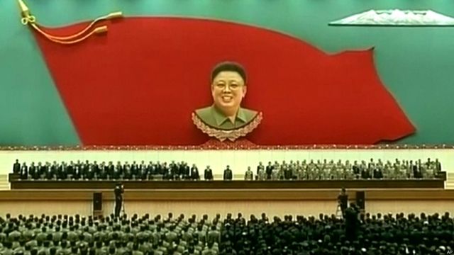 朝鲜纪念金正日逝世两周年仪式