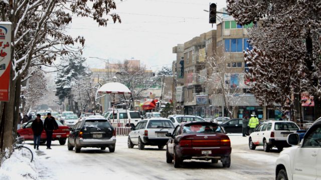 چهره کابل پس از نخستین برف Bbc News فارسی