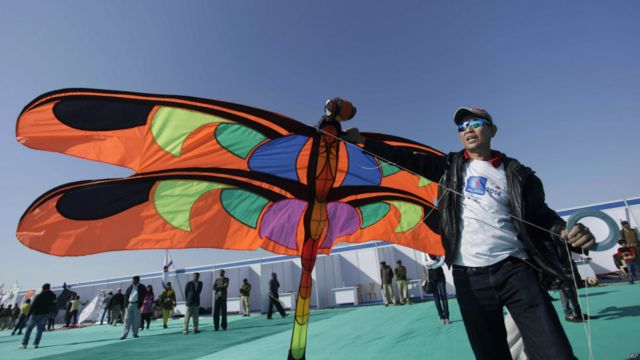 Festival Layangan Internasional Di India Bbc News Indonesia