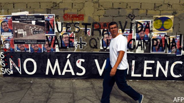 Grafiti de No más violencia
