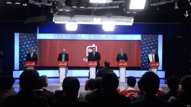 نخستین مناظره نامزدان انتخابات ریاست جمهوری افغانستان Bbc News فارسی