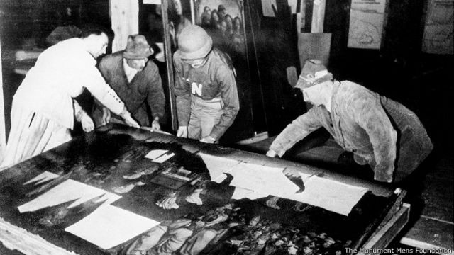 El pelotón que rescató el arte en la Segunda Guerra Mundial - BBC News Mundo