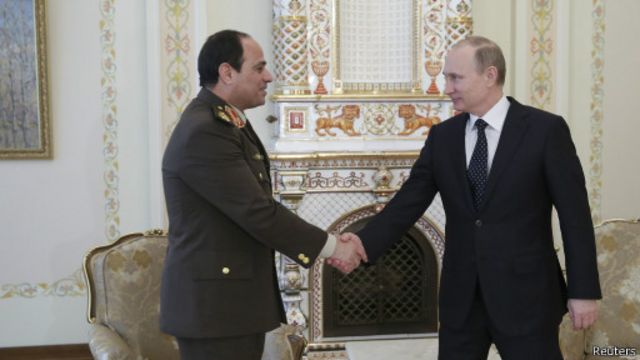زار السيسي موسكو في فبراير/شباط الماضي