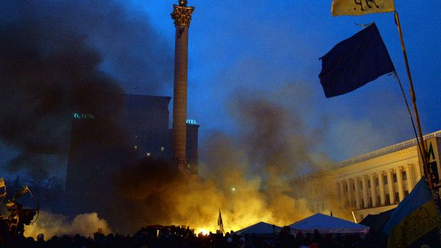 乌克兰警方与示威者之间的暴力冲突已经导致至几十人死亡。
