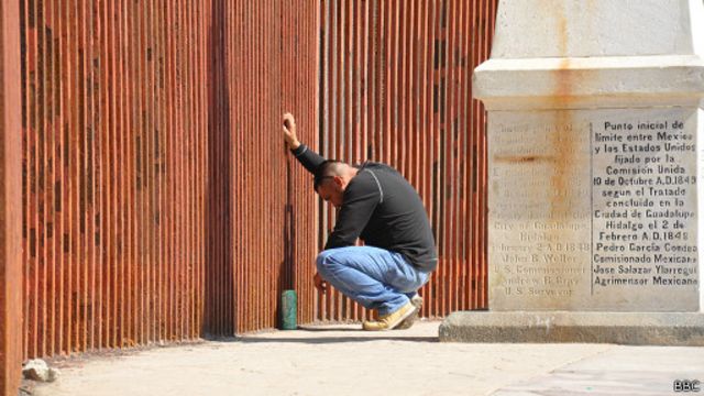 Muro fronterizo en Tijuana
