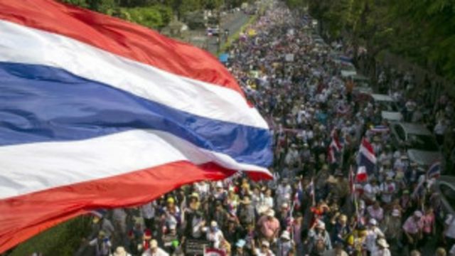 泰国的反政府示威在去年11月爆发