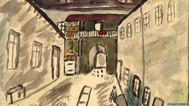 El desolador arte de los niños judíos en un campo de concentración - BBC  News Mundo