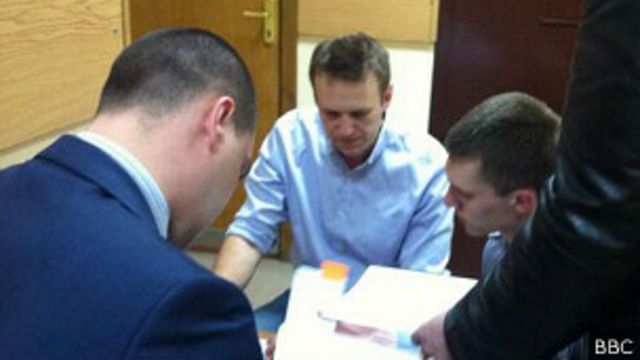 Алексей Навальный в Бабушкинском суде