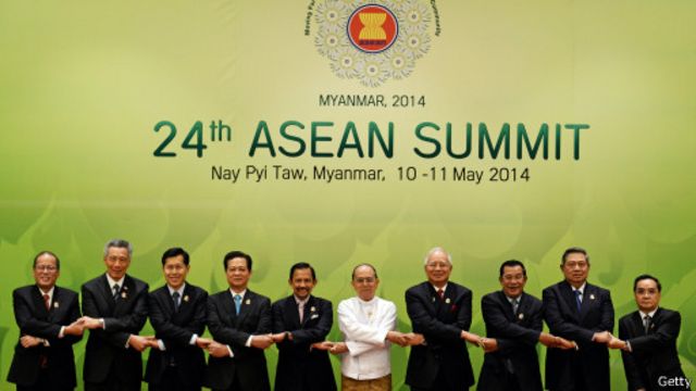 Các lãnh đạo Asean gặp nhau tại Myanmar