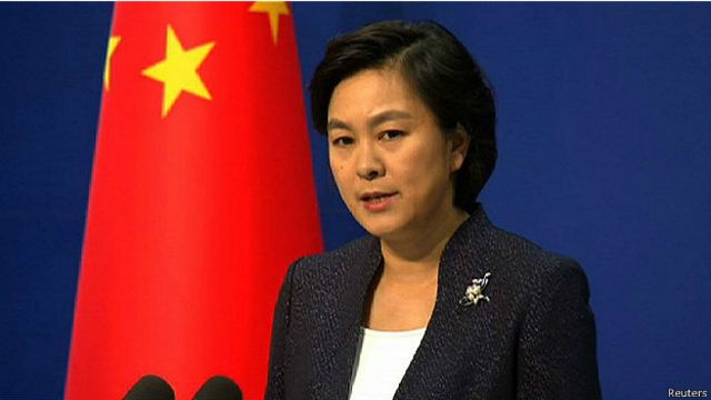 外交部發言人華春瑩表示:「我們注意到有關報道。中方已經多次闡明瞭在網絡安全和南海等問題上的原則立場。」