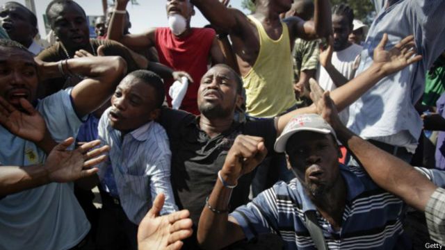 Briga em Porto Príncipe (Getty)