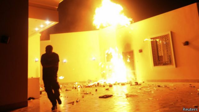2012年9月11日美國駐班加西領事館受襲被焚燒