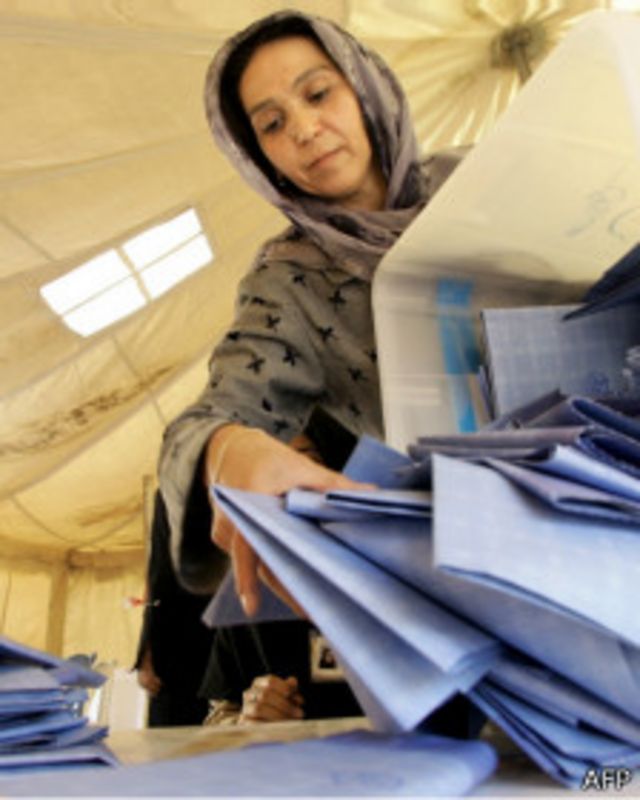بررسی آرای انتخابات ریاست جمهوری افغانستان فردا آغاز می شود Bbc News فارسی