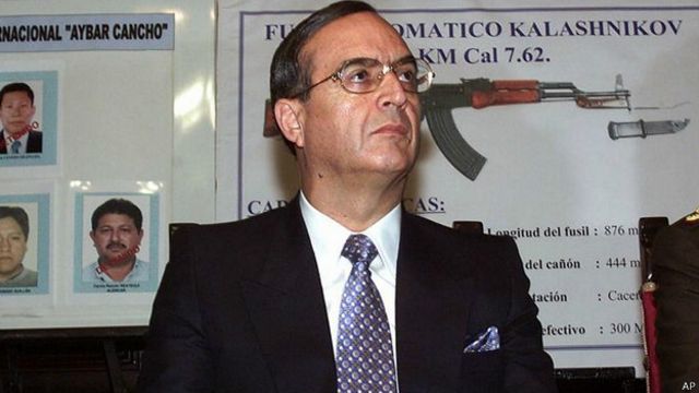 Exespía jefe de Perú, Vladimiro Montesinos.
