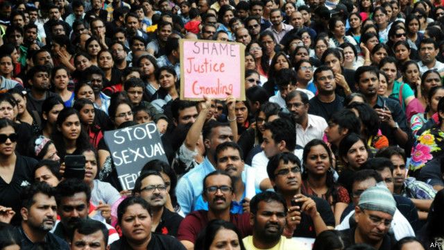 Unjuk rasa di Bangalore