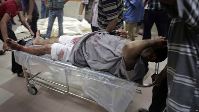 BBC記者稱，聯合國表示，在加沙的43%的地區是「受到影響的疏散區」或者「禁行區」。