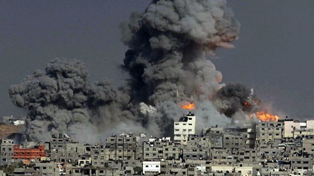 Sigue bombardeo masivo de Israel a Gaza - BBC News Mundo