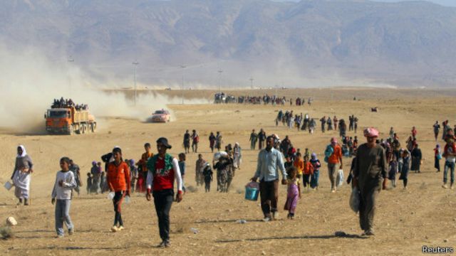 بريطانيا قد تستخدم مروحيات شينوك لنقل الايزيديين من جبل سنجار