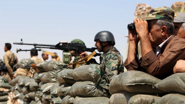 Los kurdos avanzaron sobre la represa gracias al apoyo estadounidense.