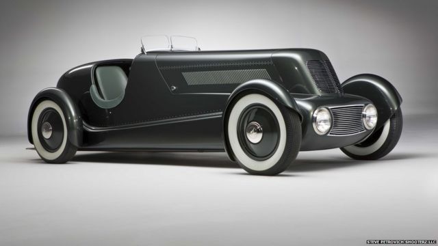 美國亞特蘭大高等藝術博物館正在舉辦一場名為「夢想座駕：新銳設計，前瞻思維」的展覽，展示汽車設計的演進過程。圖為1934年的Edsel福特Model 40特別版Speedster。